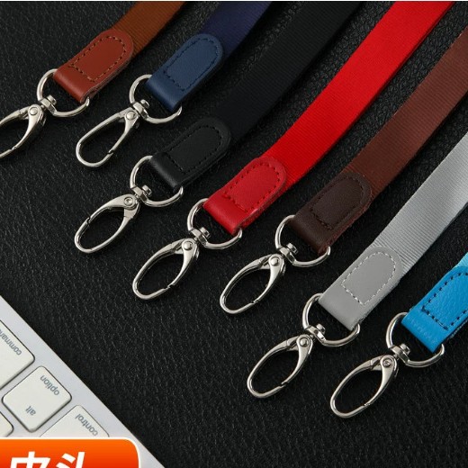 Genuine Leather Scratch-Resistant Work Id Card Holder with Logo Printed, High-End Cowhide Material Id Card Holder, Work Badge Protective Cover