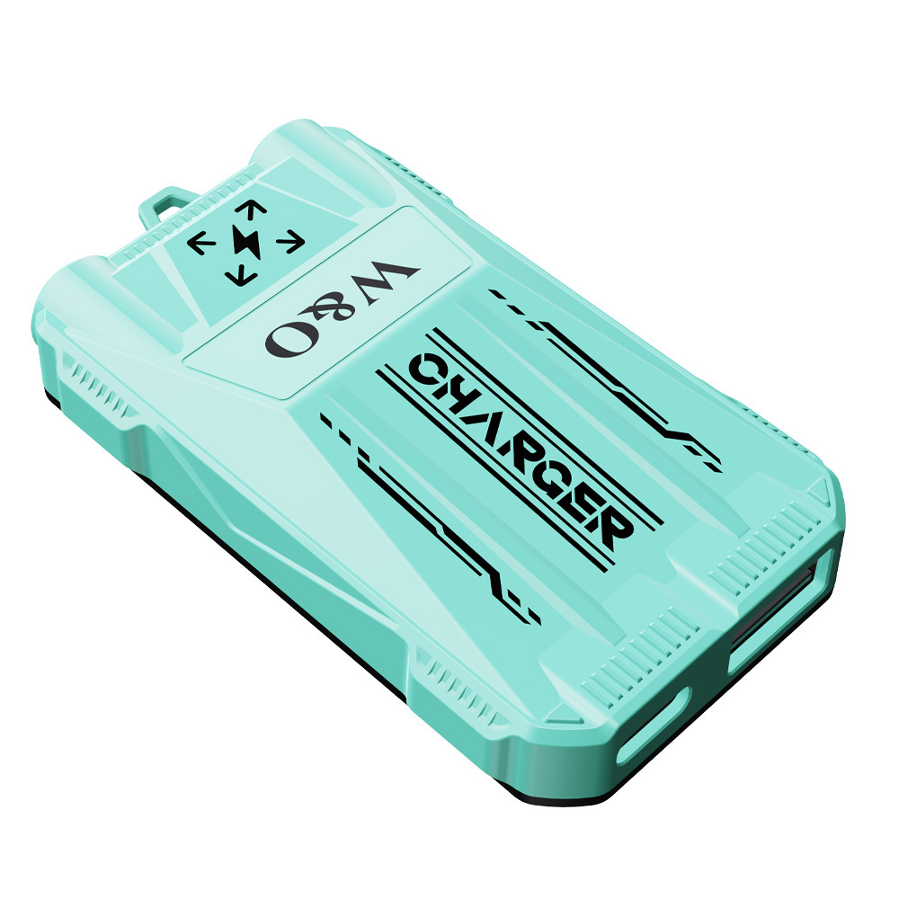 Cargador de teléfonos móviles transfronterizos PD cabezal de carga plegable cable retráctil GaN para Apple Huawei cabezal de carga rápida de teléfonos móviles