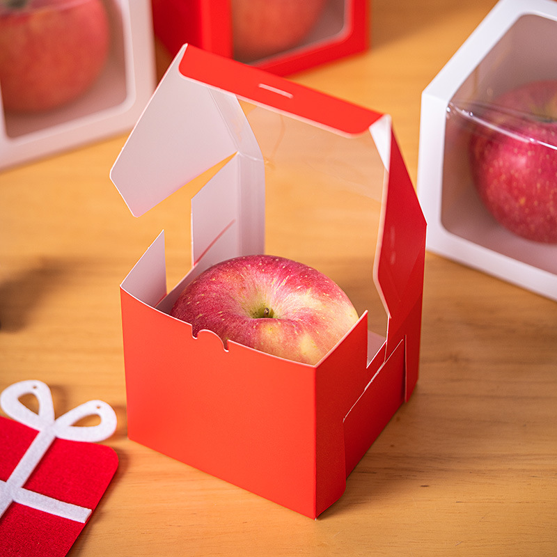 Christmas cake box 2/3 inch dessert cake packaging box Ping An fruit gift box Mu Si pastry box baking packaging