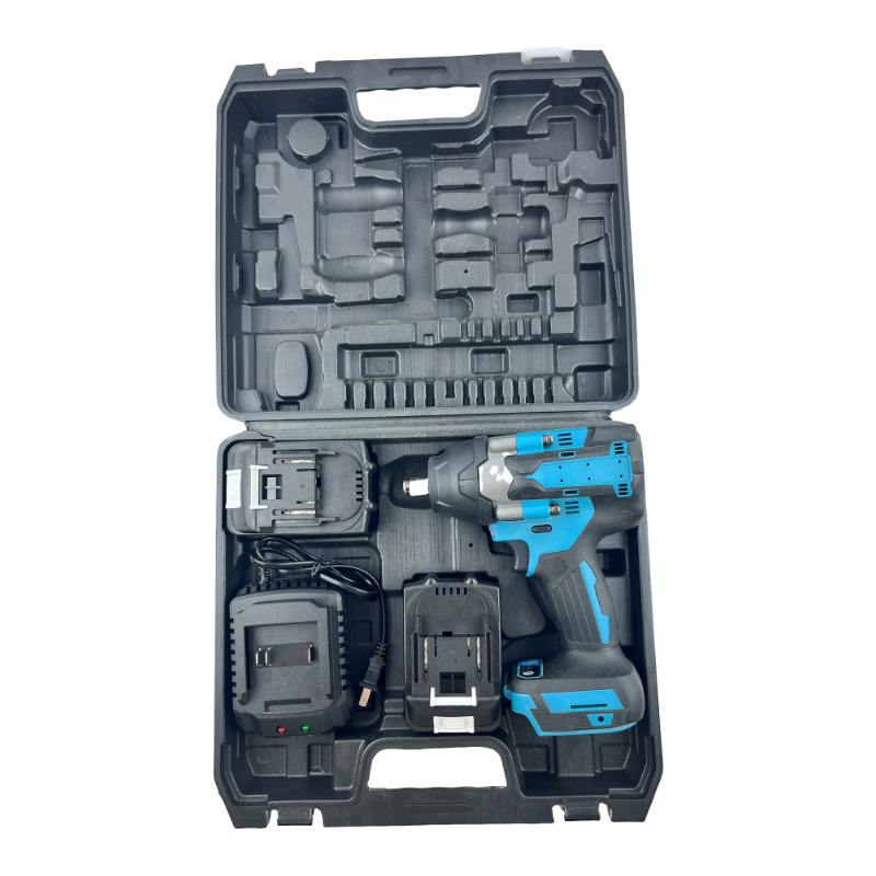 Llave eléctrica sin escobillas de litio de alta potencia llave eléctrica recargable de la pistola de aire eléctrico de alta resistencia de reparación de automóviles herramienta eléctrica