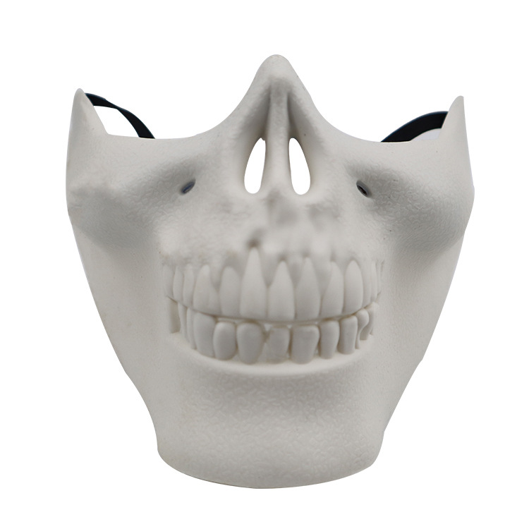 Maschera da campo di Halloween, maschera da teschio, protezione completa del viso, maschera horror, festa di ballo_voghion.com