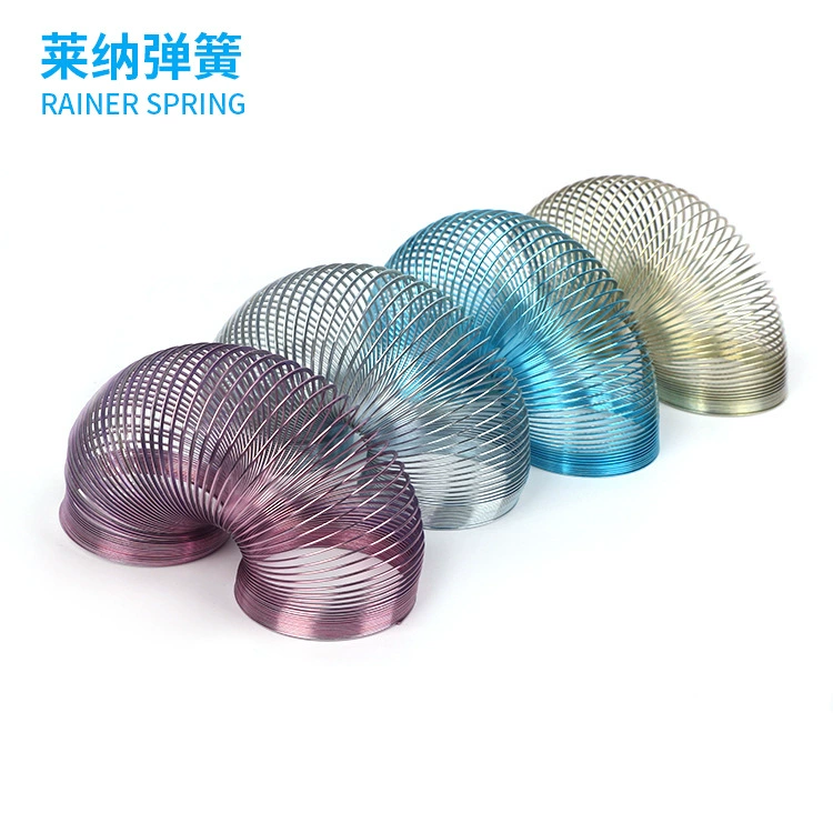 Радужный круг, игрушка, пружинный круг, круглая кормушка Miaomiao, устройство с пружиной для борьбы с белкой