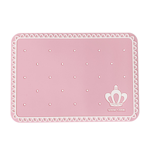 New car anti-slip mat, high temperature resistance, car center console ornaments, anti-slip mat, cartoon insulated coaster, placemat wholesale