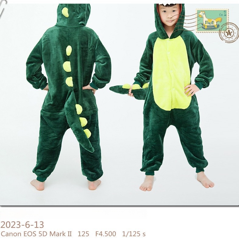 demi-season flannel cartoon pijama for men and women