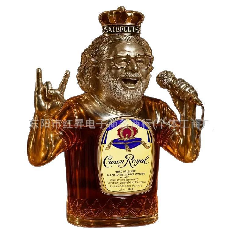 Grateful Dead Jerry Garcia Whiskey Bottle