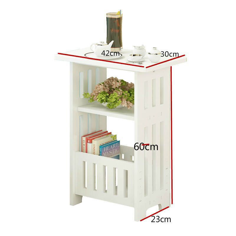 Moderno y simple mesa de cabecera nórdica, armario de dormitorio, pequeño armario junto a la cama, simple sala de estar, mesa cuadrada creativa