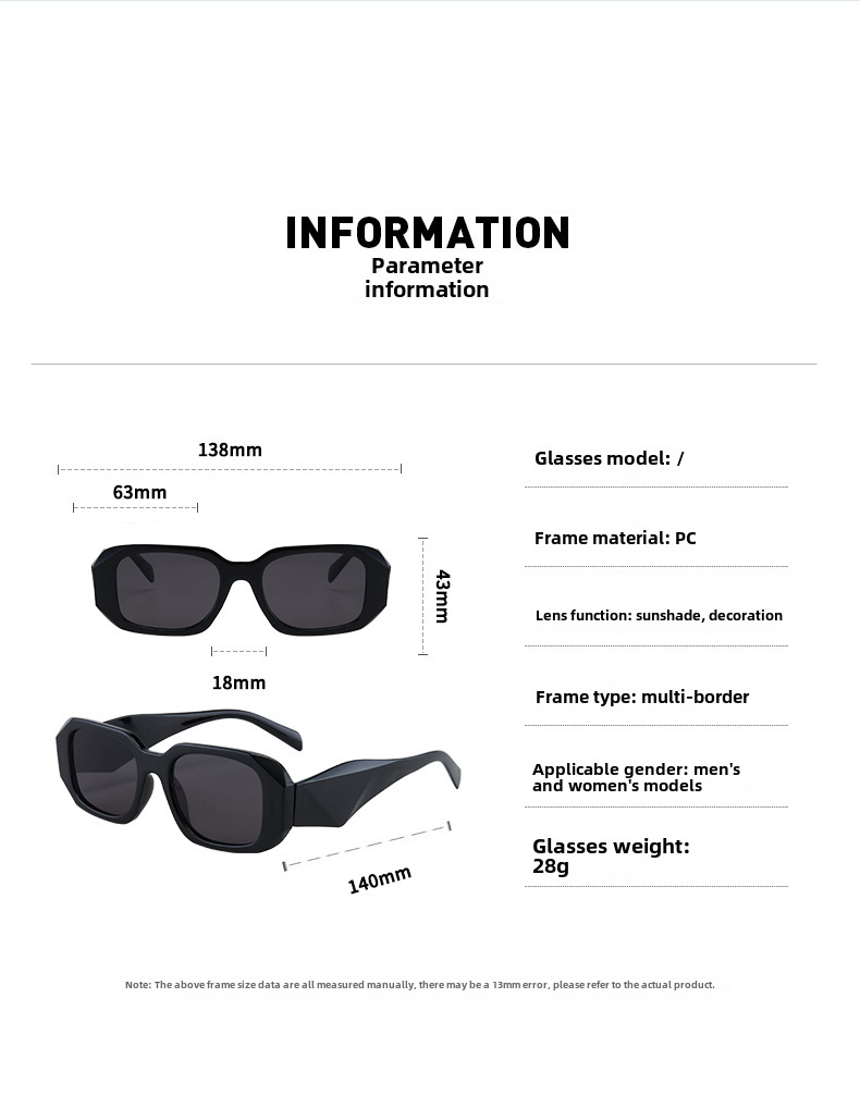 Polygon Women's Sunglasses Small Frame Fashion Street Glasses_voghion.com