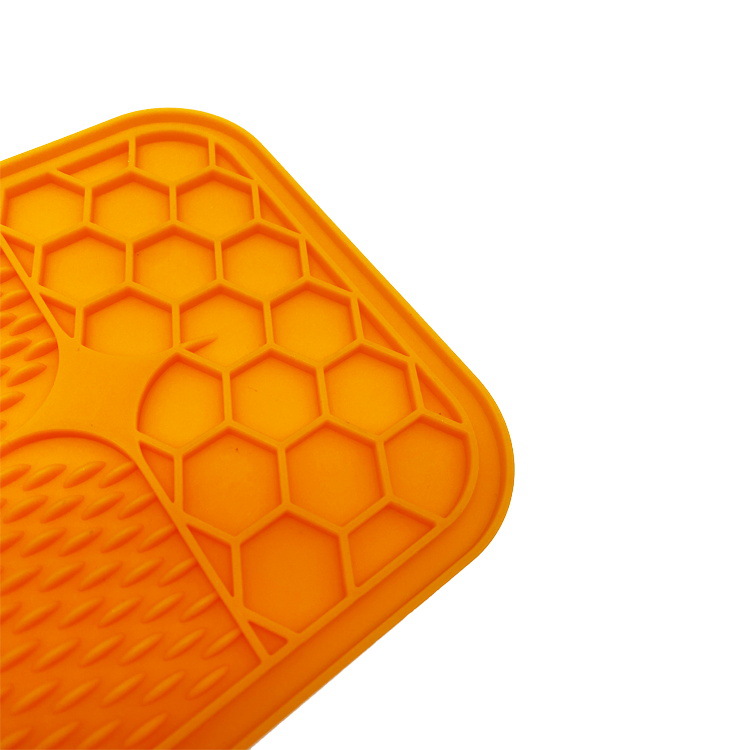 Mascotas de succión de silicona pura para mascotas, almohadillas para lamer, dispositivo de comida lenta para perros, anti-asfixia y anti-volcado, tazón para perros para mascotas ecológico, tazón para gatos, utensilios para comer