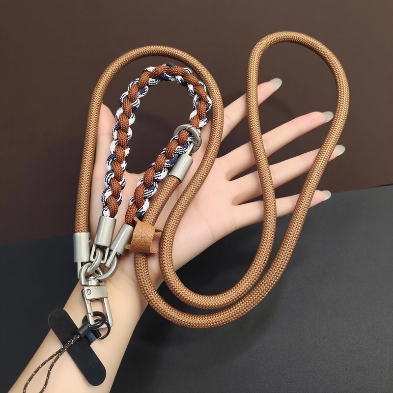 Outdoor Multifunctional Mobile Phone Lanyard Crossbody Can Be Carried on the Neck, Portable Hand-Held Strong Back Rope Mountaineering Mobile Phone Chain Lanyard