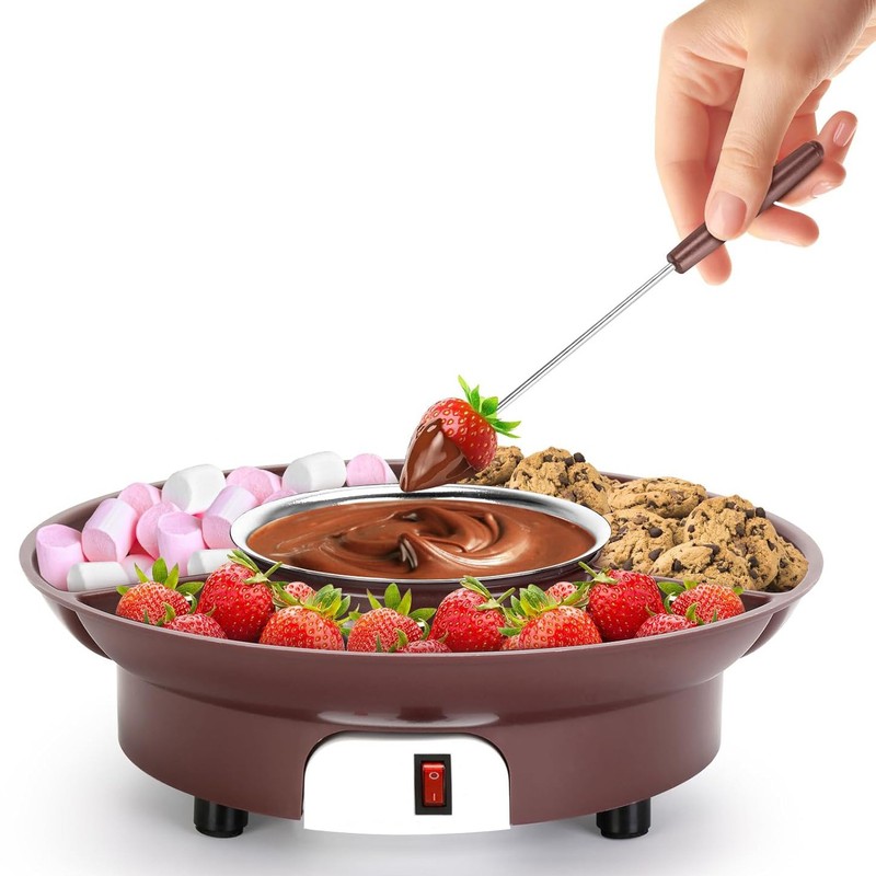 チョコレートフォンデュ加熱チョコレートファウンテンマシン溶融タワー加熱付き自家製チョコレートシチューポット溶融ポット|undefined