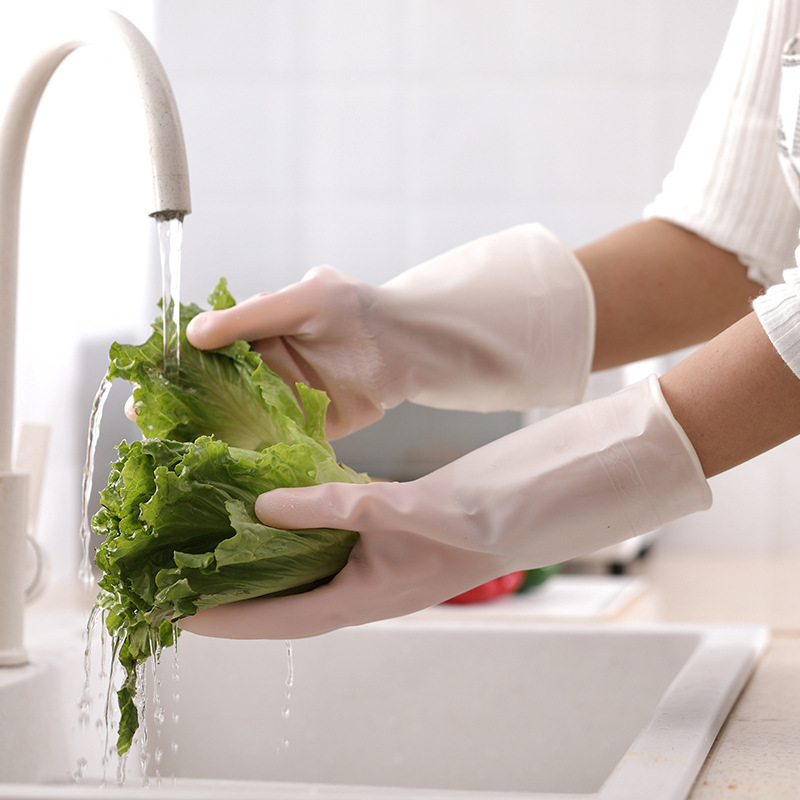 ゴムラテックス食器洗い用防水家庭用キッチン食器洗い用手袋2組、家事、掃除、洗濯用、耐久性あり|undefined