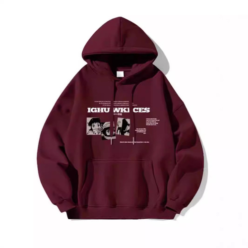 Couple's Hoodie for Men and Women: Oversized, American-style Retro, Relaxed & Casual, Trendy Hooded Jacket-Coat for Spring and Autumn