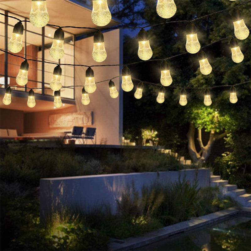 太阳能气泡球灯串