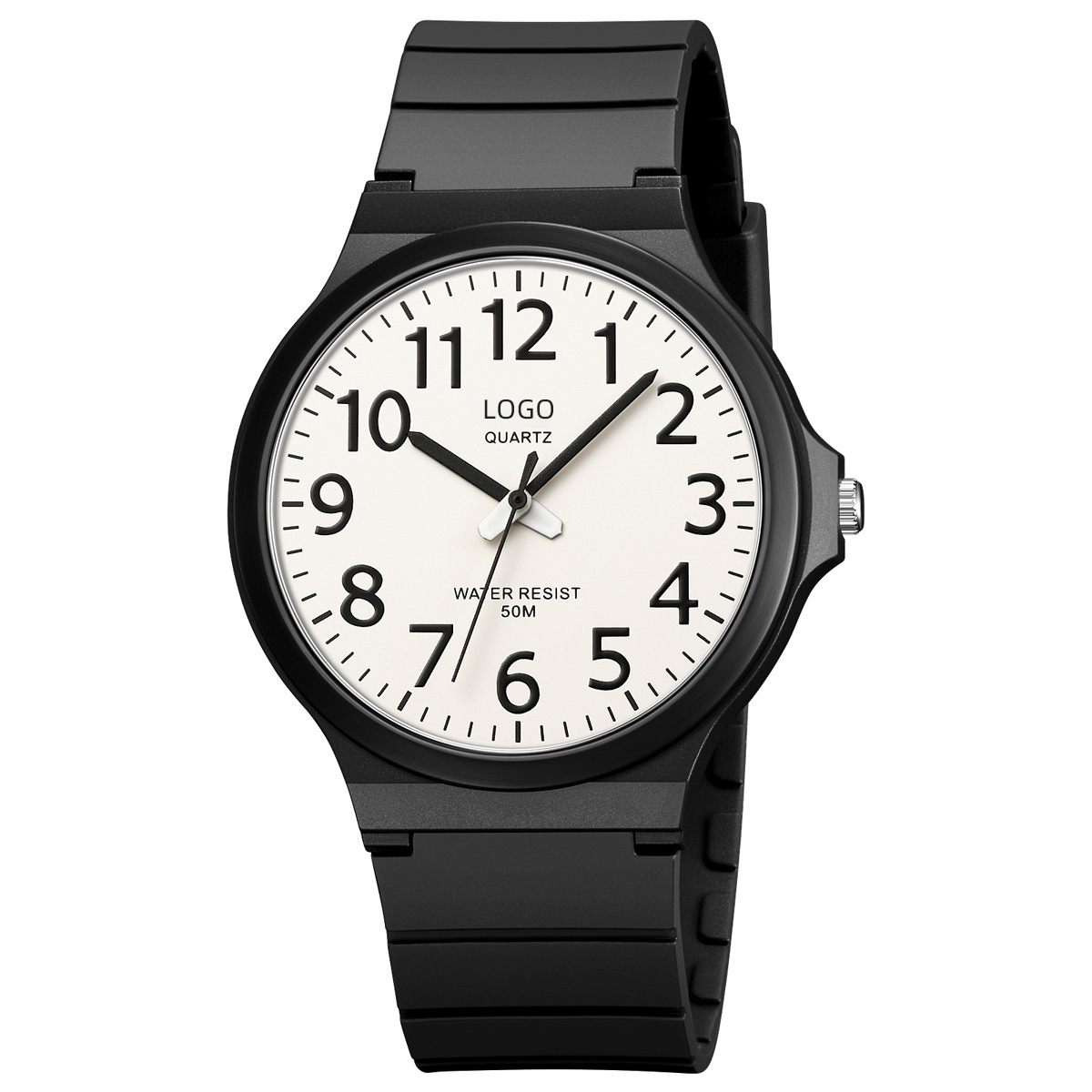 50 metros de reloj de cuarzo impermeable personalizado examen de estudiantes reloj especial unisex gran dial fábrica de relojes profesionales