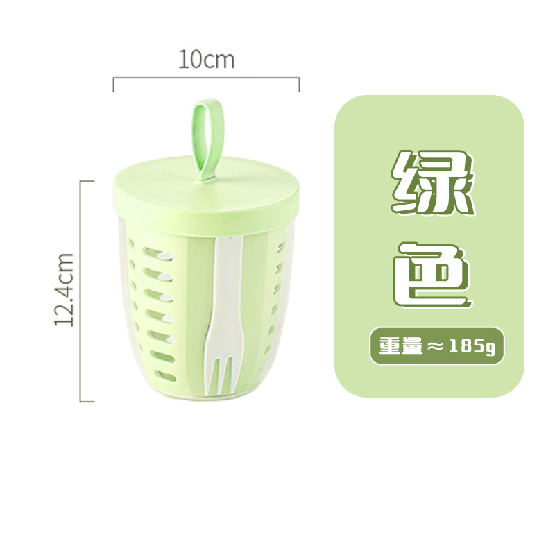 Taza de frutas de mano - grasa verde