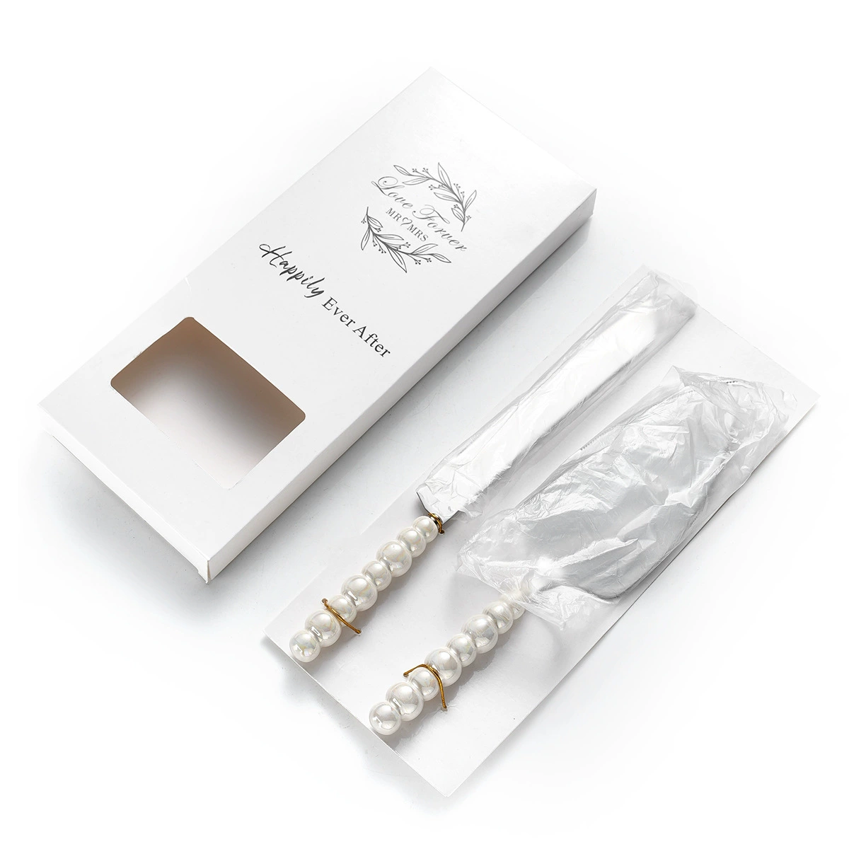 Set stainless steel, ceramic handle, dessert fork, Amazon, light luxury style