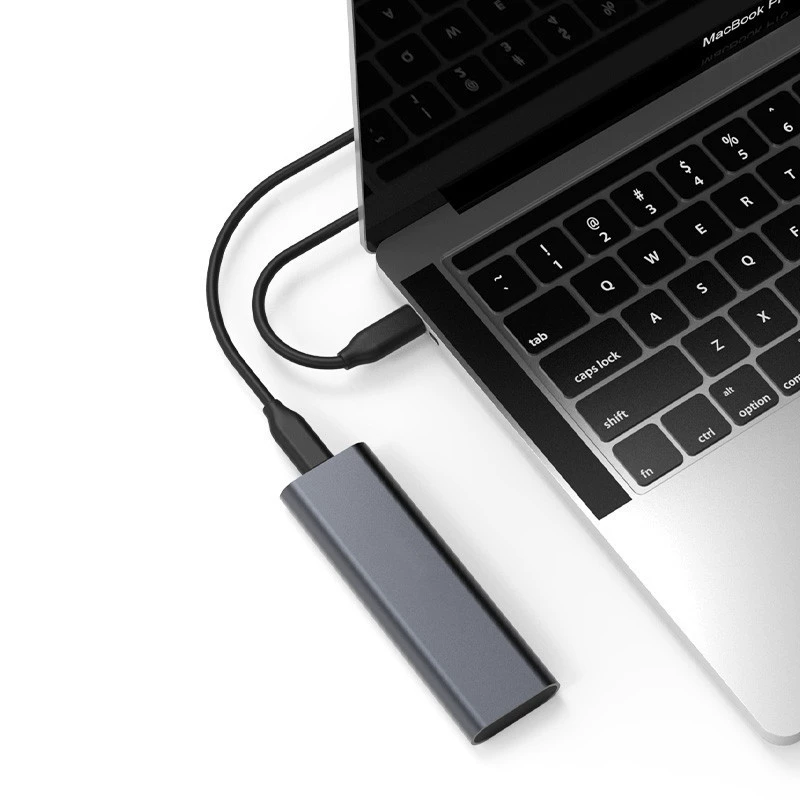 Мини внешний жесткий диск металлический корпус Type-C 3.1 m.2 nvme/ngff ssd корпус