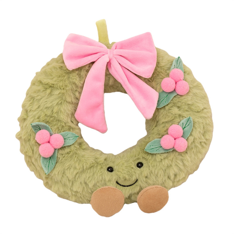 Interés transfronterizo dulce guirnaldas muñecas juguetes de peluche muñecas de Navidad luna pequeño colgante decoración de árbol de Navidad mujer