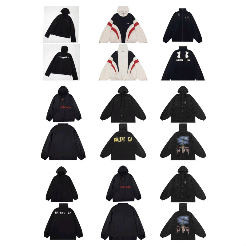 Cross-Border Export High Version B Brand Mesh Lining Collection Windproof Waterproof Jacket Casual Versatile Unisex Cross-Border Export High Version B Brand Mesh Lining Collection Windproof Waterproof Jacket Casual Versatile Unisex