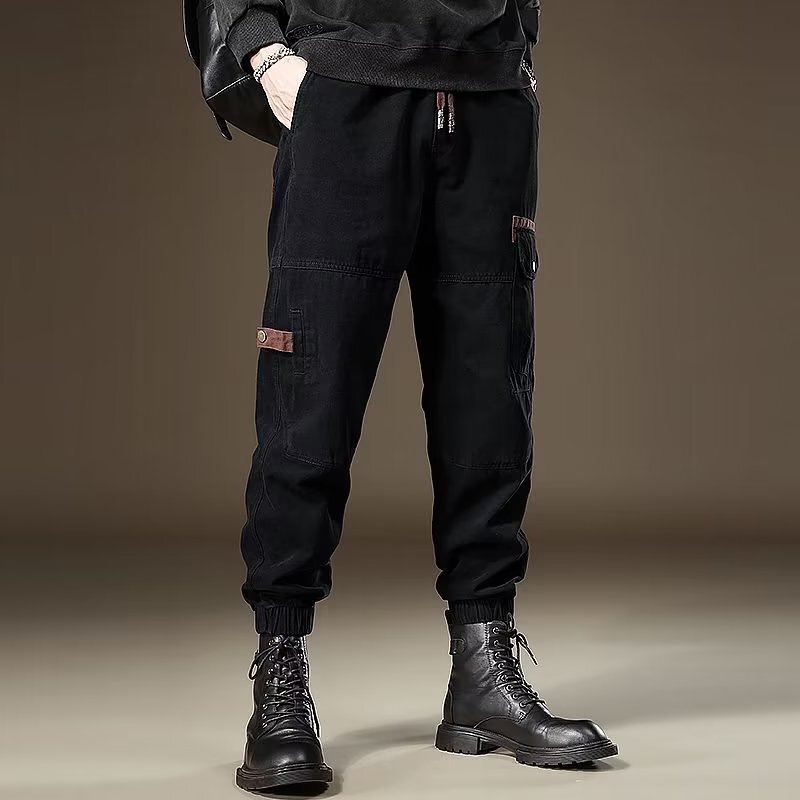 Trendy Brand Spring Sweatpants Men's Trendy Loose Pants All-match Casual Sports Pants Men's Neck Trendy Brand Spring Sweatpants Men's Trendy Loose Pants All-match Casual Sports Pants Men's Neck
