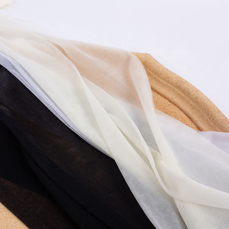 Calcetines delgados de las mujeres del verano sobre la rodilla transparente en blanco y negro sexy pierna que forma calcetines estilo JK color sólido ins moda estudiante Calcetines