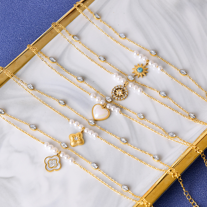 高品质精工红玛瑙葫芦项链女国潮气质小众设计高级感白贝母锁骨链 详情5