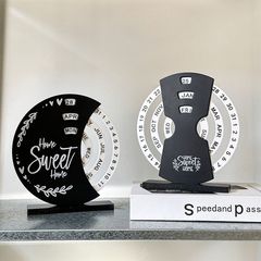 2025 ライト高級カレンダー装飾品クリエイティブ卓上カレンダーオフィスデスクトップ装飾モデルルーム写真撮影小道具