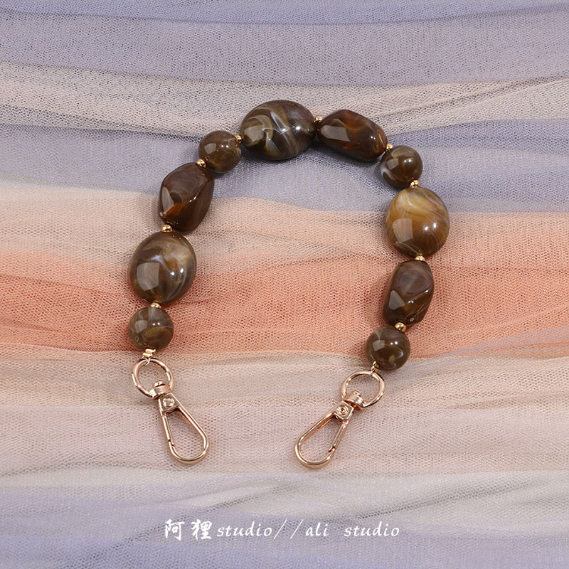 Brown with buckle total length 33cm