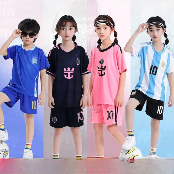 Bangyi Factory Store High-Quality Children's Football Uniform Set Boys and Girls Training Clothes Toddler Football Jerseys Cross-Border Wholesale