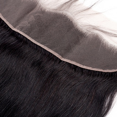 13*4 human virgin hair lace closure wholesale cross-border Xuchang false hair lace front wig piece