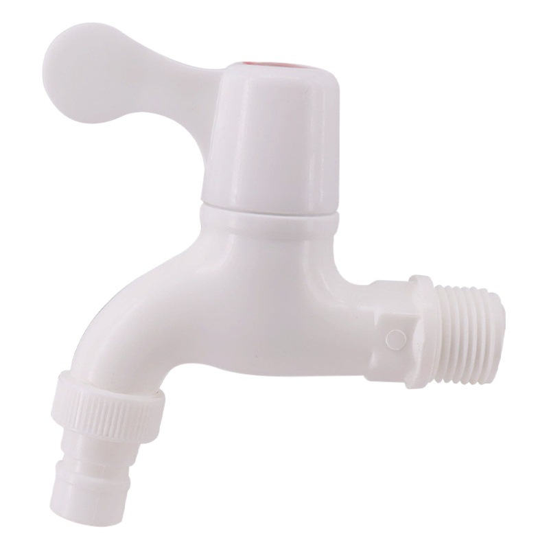Plastic Steel Faucet for Home Use, Integrated Ceramic Valve Core, 1/2 Inch and 3/4 Inch Washing Machine Spout