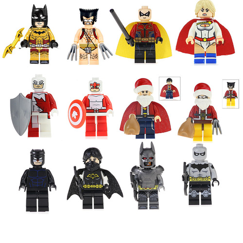 Compatible LEGO Minifigure Harry Potter Batman Minifigure LEGO Hero Minifigure Children's Intelligence Toy