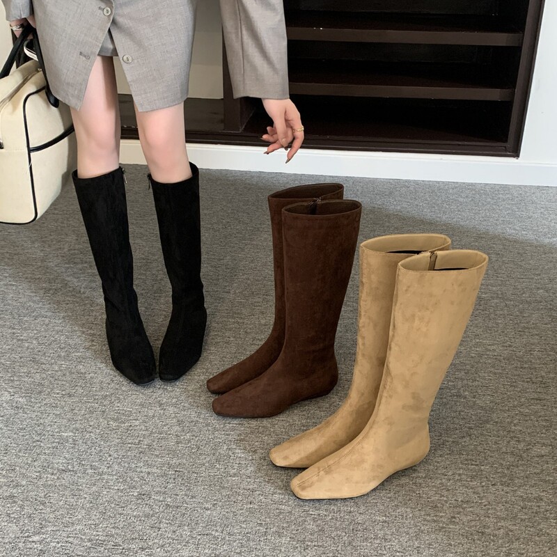 2219-5~Wedge Heel French Style Over-the-Knee Women's Boots 2026 Autumn New High-Tube Knight Boots 2219-5~Wedge Heel French Style Over-the-Knee Women's Boots 2026 Autumn New High-Tube Knight Boots
