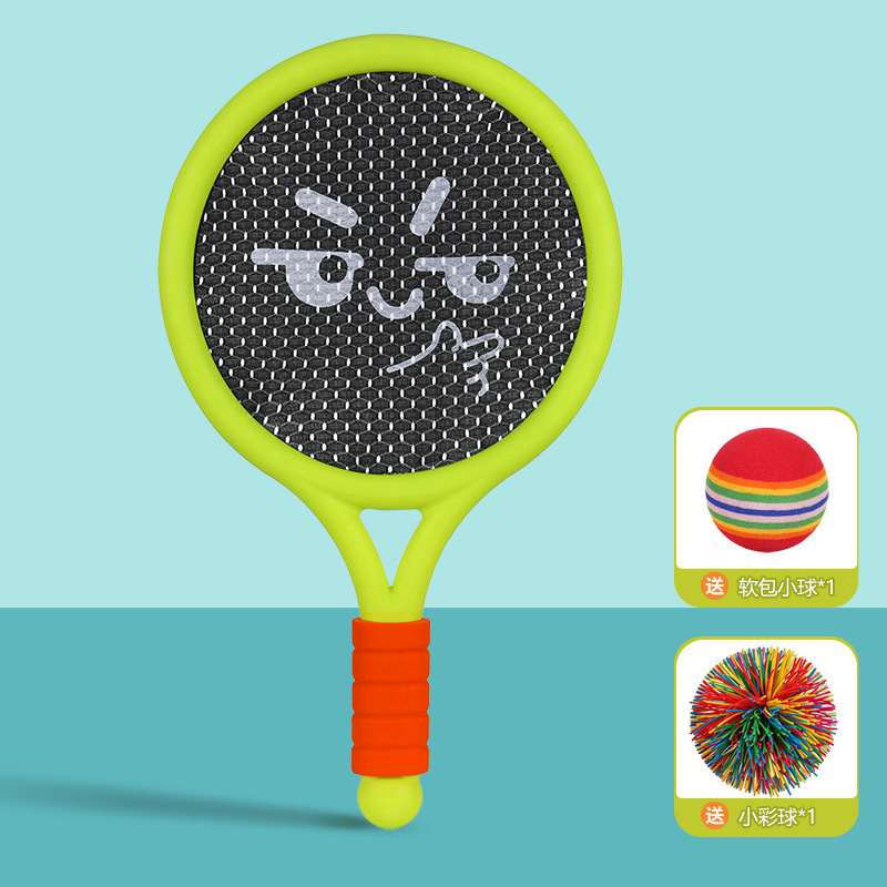 Single shot green [give 1 round ball + 1 colored ball]