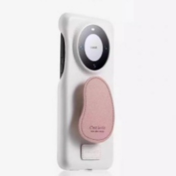 Patrón de piel amarillo lechoso Huawei mate70pro funda para teléfono móvil nuevo estilo de alta calidad con soporte de cuero adecuado para pura70pro