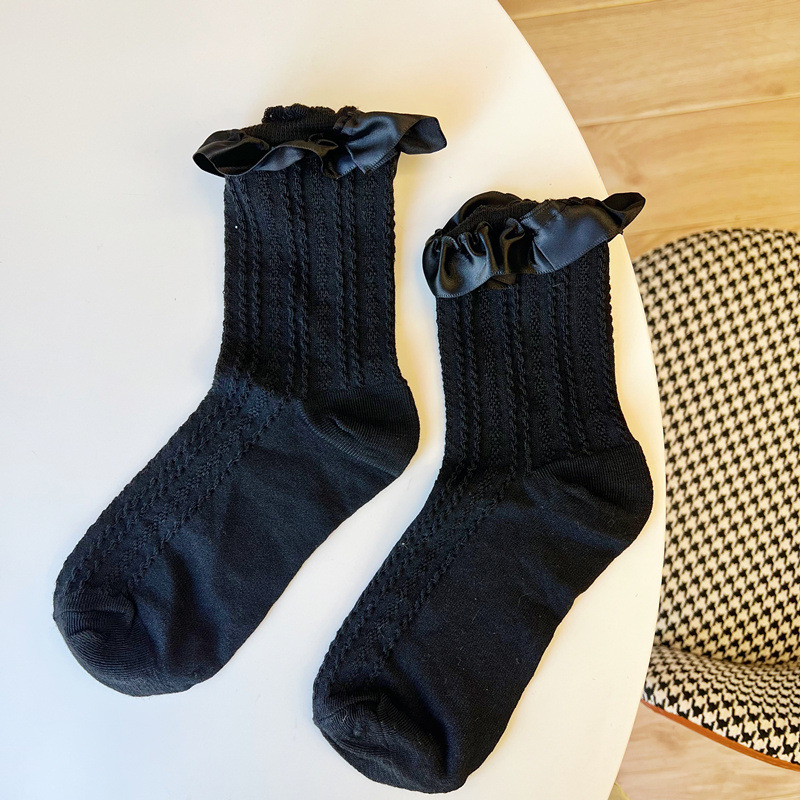 트위스트 레이스 블랙