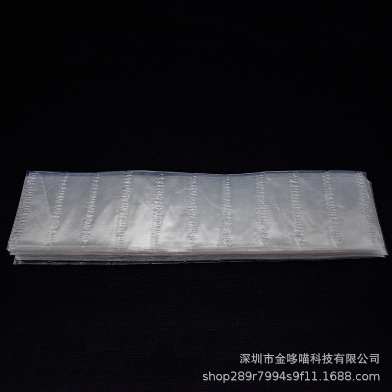 PE ten-grid plastic bag parts conjoined bag clock bag lattice bag divided lattice bag ten-grid bag conjoined transparent plastic bag