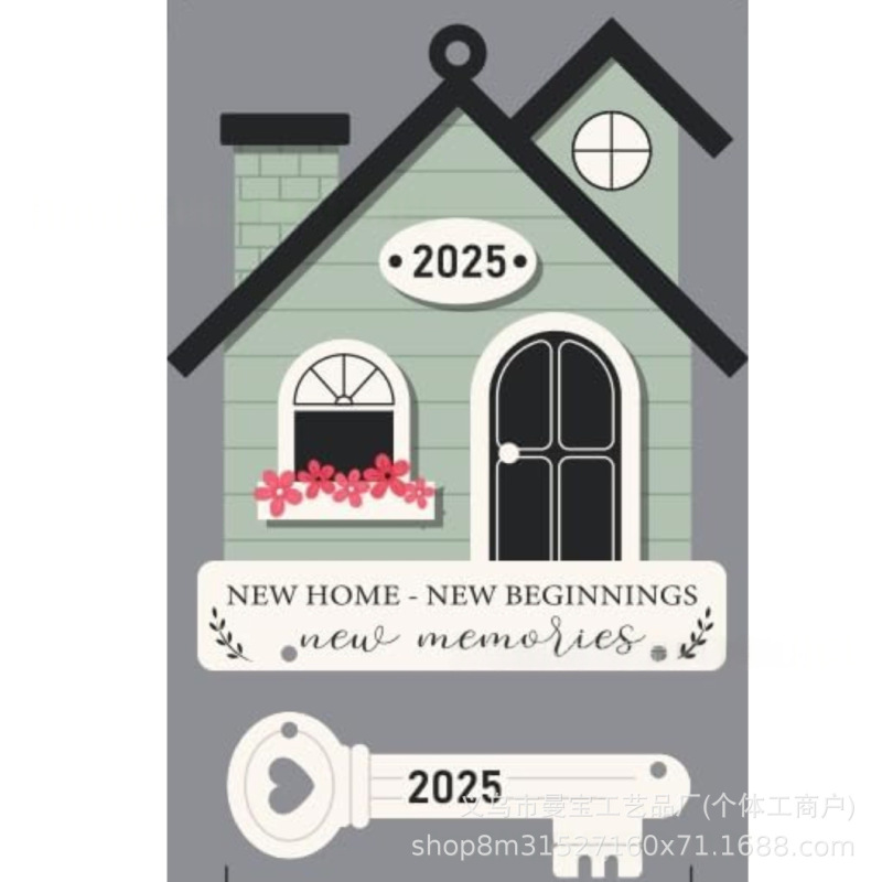 2025圣诞节挂件爆款家居装饰用品创意圣诞球道具礼品木质工艺品|undefined