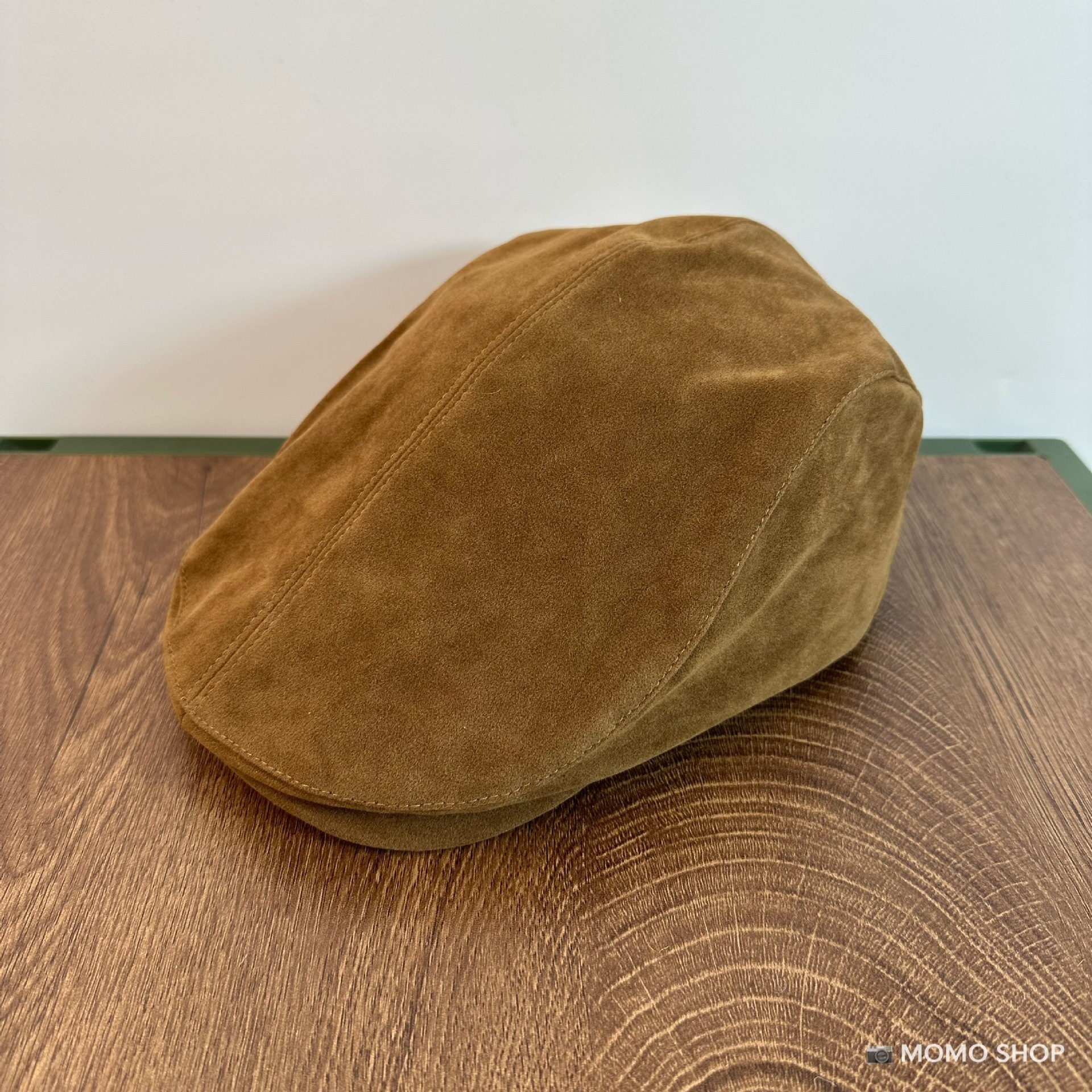 Solid Suede Forward Hat - Camel