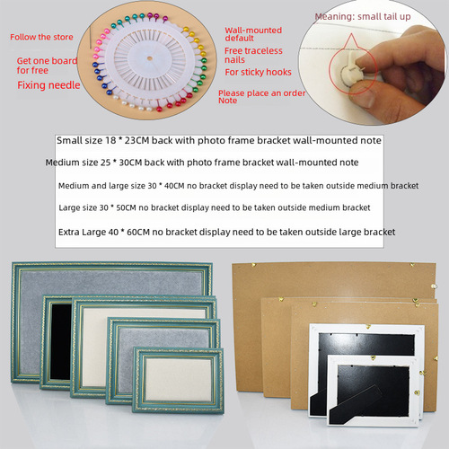 Earring holder picture frame jewelry stand earring board wall-mounted home bracelet rack decoration earring storage necklace display stand
