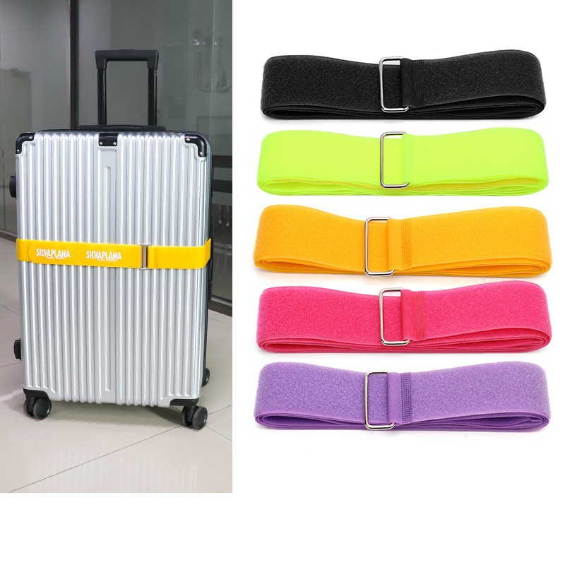 Travel luggage packing strap, magic tape luggage strap, luggage tie-down strap, suitcase binding strap, tie-down rope, cable tie