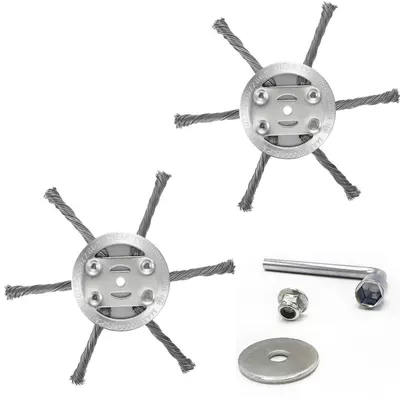 Otbiçən başlıqları new steel wire grass head - 150-6-knives-2-installation-tools