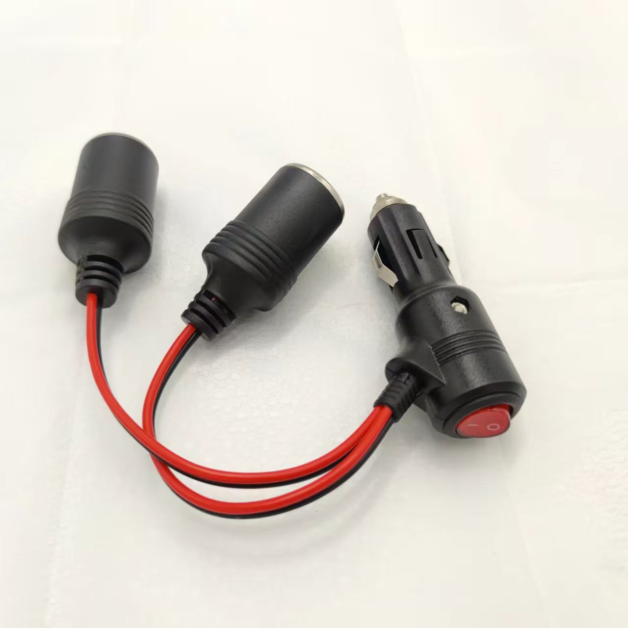 High-Power Cigarette Lighter with Switch Extension Cord, Car Charging Cable, Car Air Pump, Car Washer Connection Power Cord