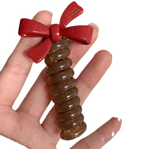 Butterfly knot bubble braid hair tie for women high elasticity telephone wire hair band to tie hair ponytail hair ribbon rubber band