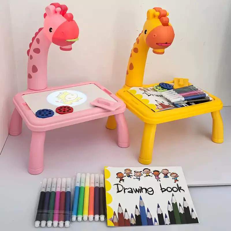 Универсальная игрушка с подсветкой и музыкой для рисования, набор, детская доска для рисования, граффити