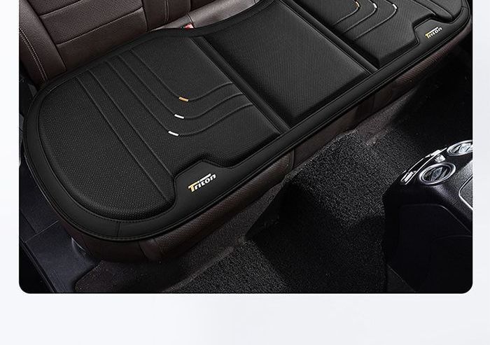Summer rear seat luxury car seat cushion, breathable leather, ventilated, suitable for all seasons, three-piece set, single piece