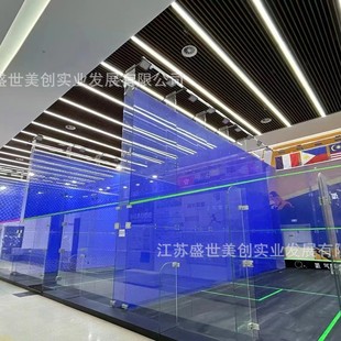 Manufacturer Supplies Outdoor Full-Glass Squash Courts, Tempered Glass Squash Courts, Indoor and Outdoor Panoramic Squash Courts