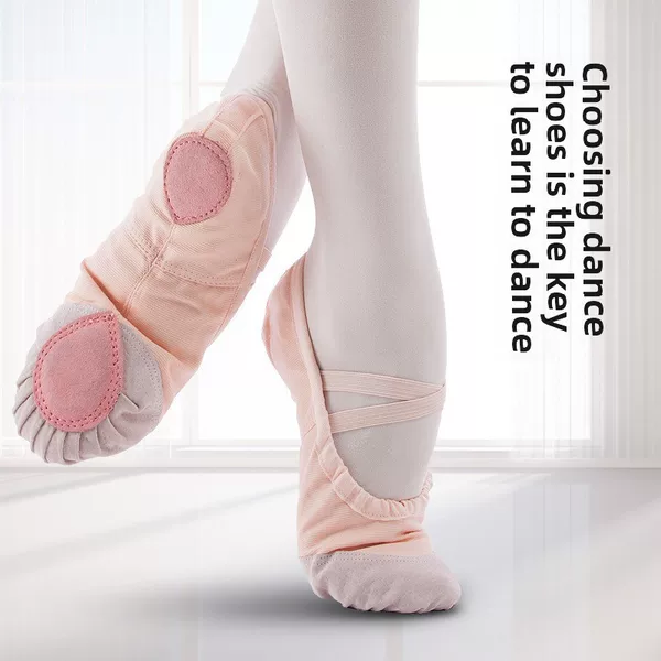 Wholesale Children's Dance Shoes Soft Sole Girls Dance Shoes Practice Shoes Adult Toddler Girl Yoga Shoes Ballet Shoes