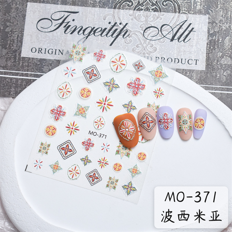 Pegatina bohemia en relieve MO-371