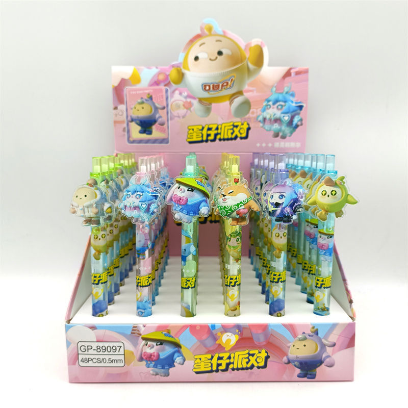 GP - 80008 miel Nieve Ice City parche pulsar lápiz móvil Kapibara Kulomi alto valor de la cara estudiante lápiz neutro 0.5